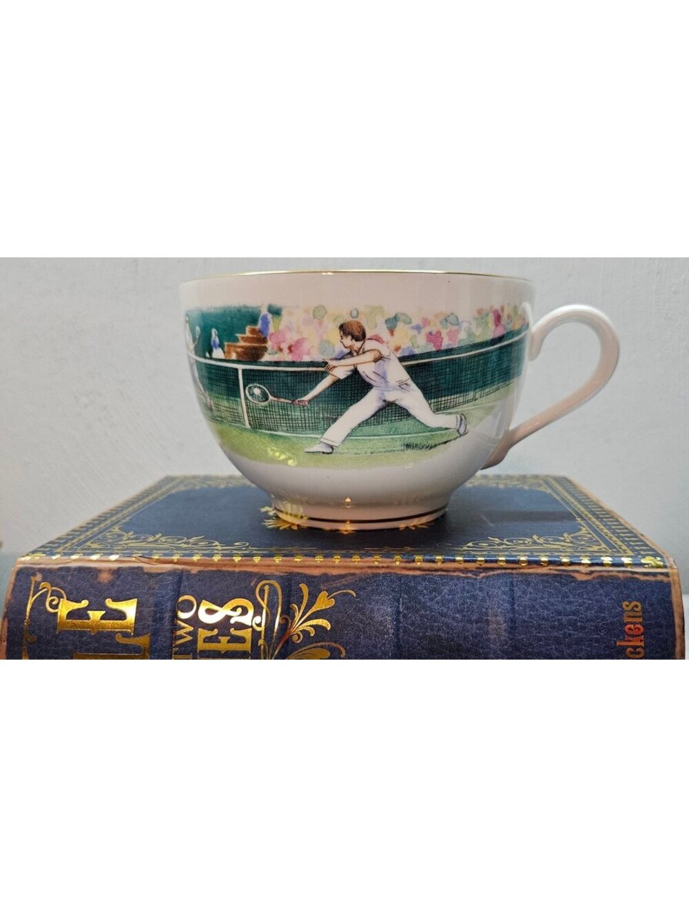 Royal Worcester Tennis Cup “A Very Important Person” Fine Bone China England